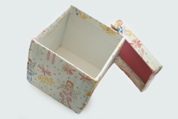 DIY fabric covered box