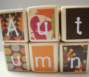 Fall wood blocks