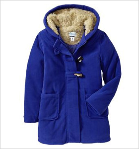 Old Navy Hooded Performance Fleece Toggle Coat