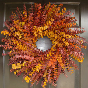 Fall hanging wreath