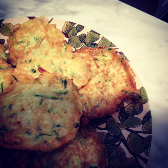 Courgette fritters