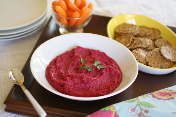 Beet hummus