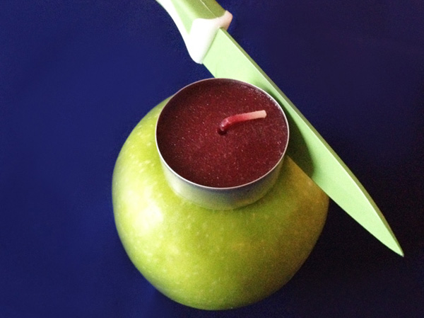 Candled apples -- trace candle