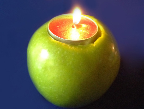 Candled apples