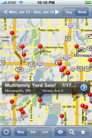 iGarage Sale app