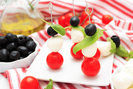 Italian appetizer skewers