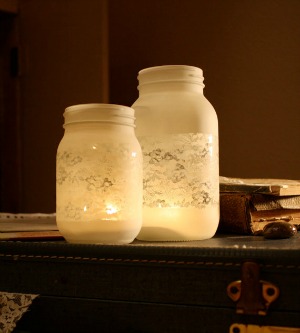 mason jar lanterns