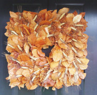 Natural square wreath