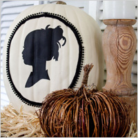 Silhouette pumpkin