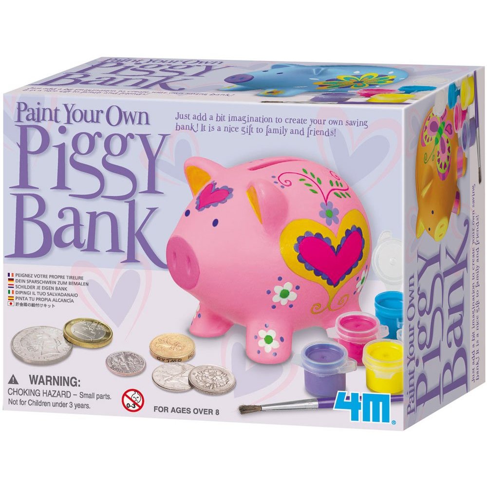 Paint your own piggy bank
