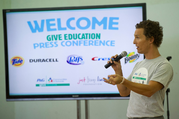 P&G and Matthew McConaughey