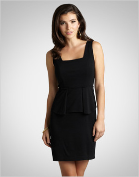 Dress up a classic LBD with Peplum