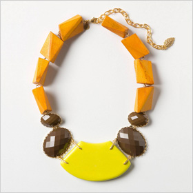 Fall color necklace