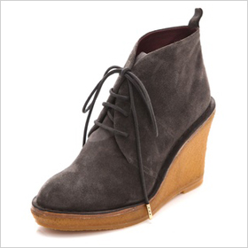Wedge booties