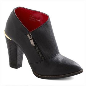 Zipper booties