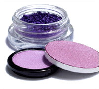 Halloween zombie makeup tutorial - purple eye shadow