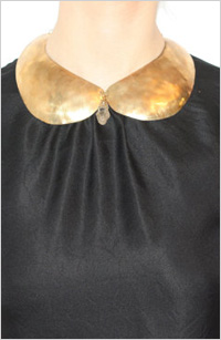 Etsy brass collar necklace, $95