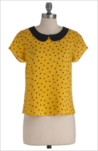 Modcloth yellow top, $30