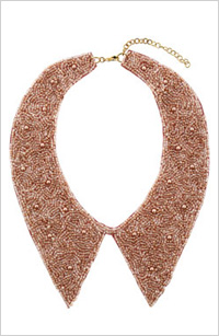 Topshop beaded collar, $30