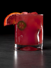 Peligroso Spicy Blood Orange Margarita