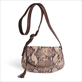 printed reptile crossbody bag 
