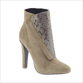 Suede booties