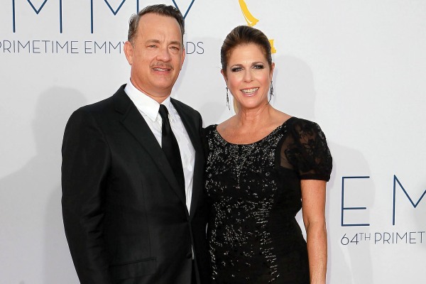 Tom Hanks and Rita Wilson, 2012 Emmy Awards
