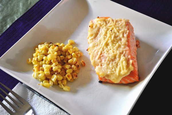 Parmesan salmon recipe