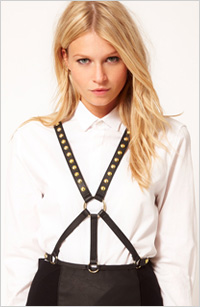 My pick: Stud detail harness belt, $34, ASOS.com