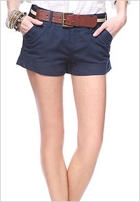 Linen shorts