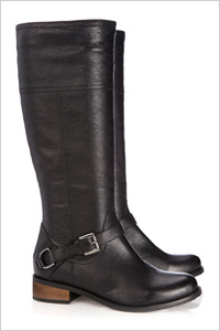 classic black leather riding boots