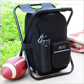 Backpack cooler chair
