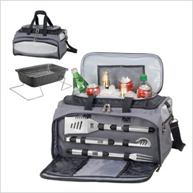 Grill and cooler combo