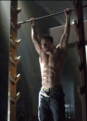 Arrow on the salmon ladder