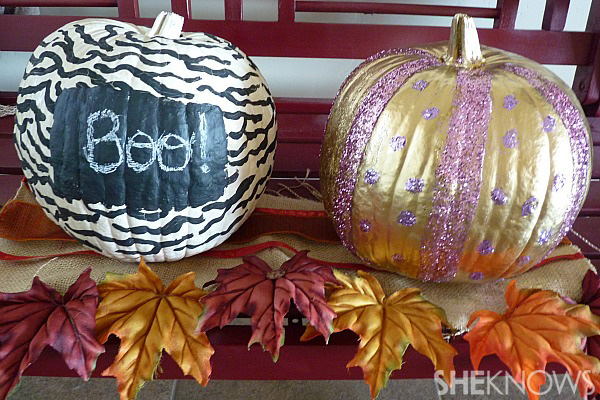 Painted pumpkins