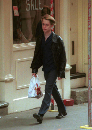 Macauley Culkin in New York City