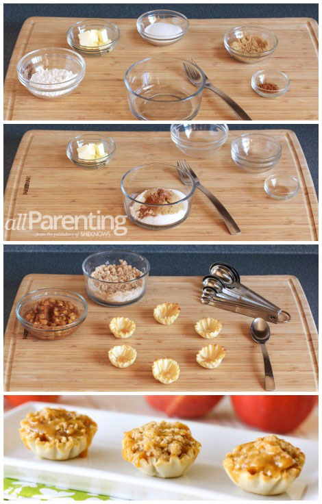 Mini apple pie bites