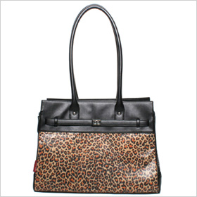 Bark-n-Bag Monaco Pet Tote in Leopard Print