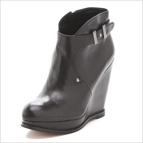 wedge booties