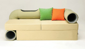 Cat Tunnel Sofa