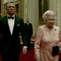 Queen of England and James Bond