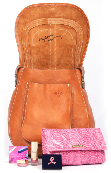 Elizabeth Hurley Breast Cancer Awareness bag for Patricia Nash