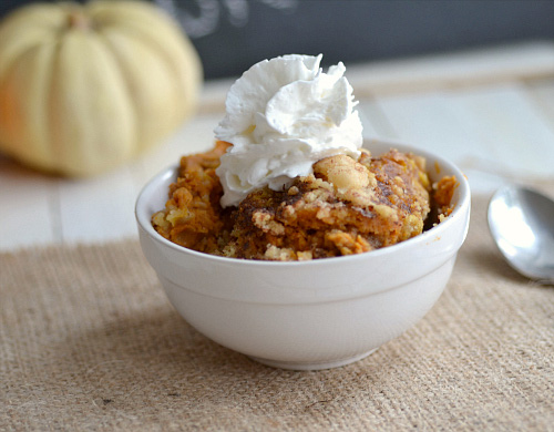 Crock pot pumpkin pie