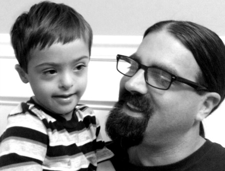 Dan Niblock with son Ozzie