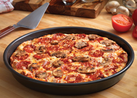 Handmade Pan Pizza from Dominos