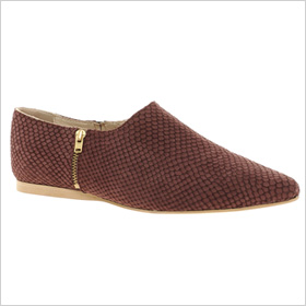 leather crocodile print pair