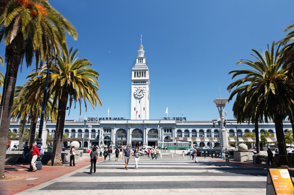 Ferry building in San Francisco
