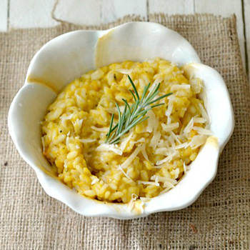 Butternut squash risotto