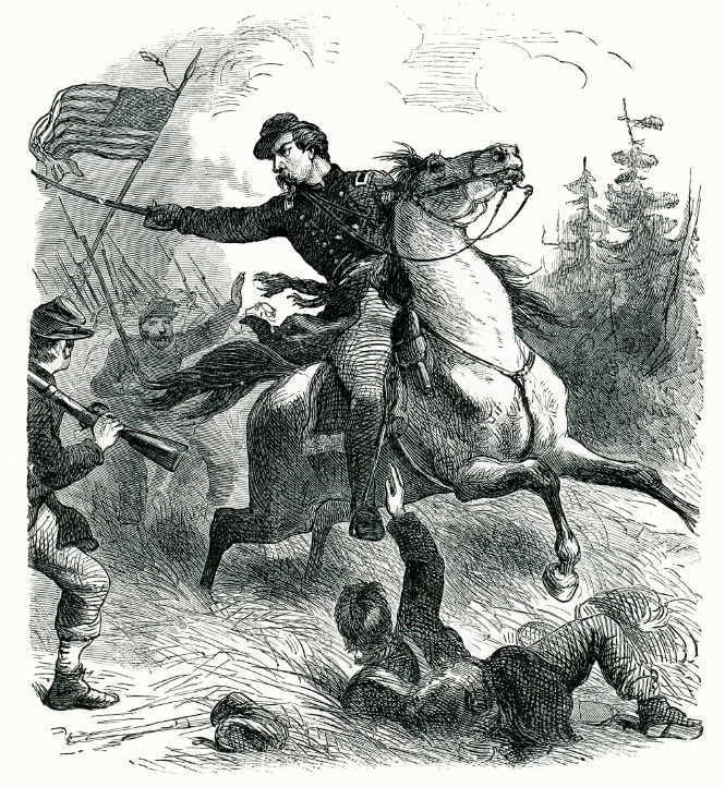 Horses and bayonets