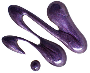 Purple nail polish